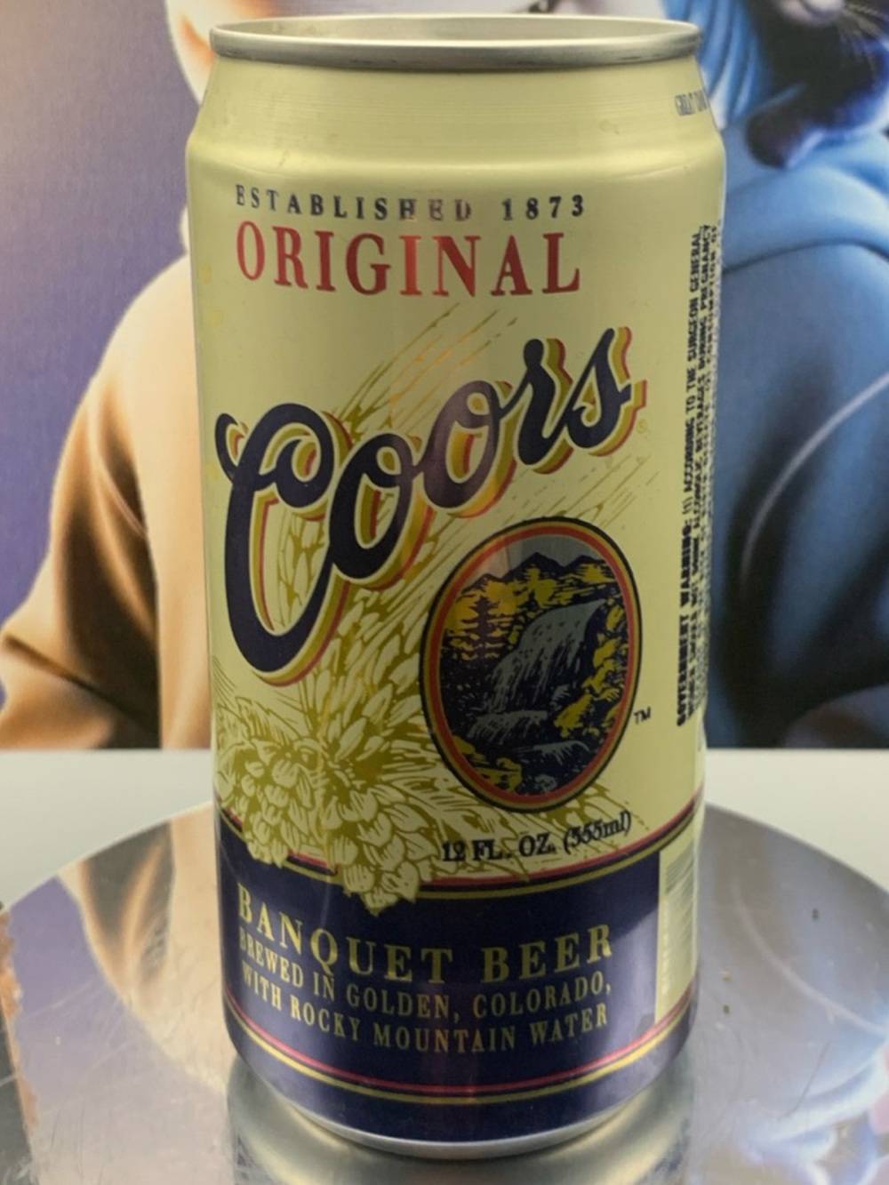 Vintage Beer Can Coors Original Banquet Beer Tab Empty Aluminum Can